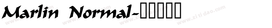 Marlin Normal字体转换
